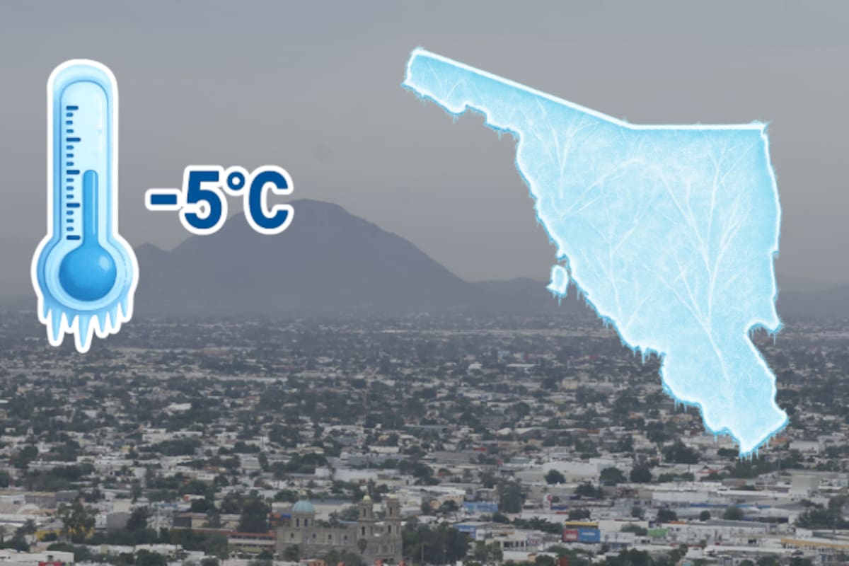 Frío extremo en Sonora: Municipios que amanecieron bajo los 5°C este miércoles 3 de diciembre