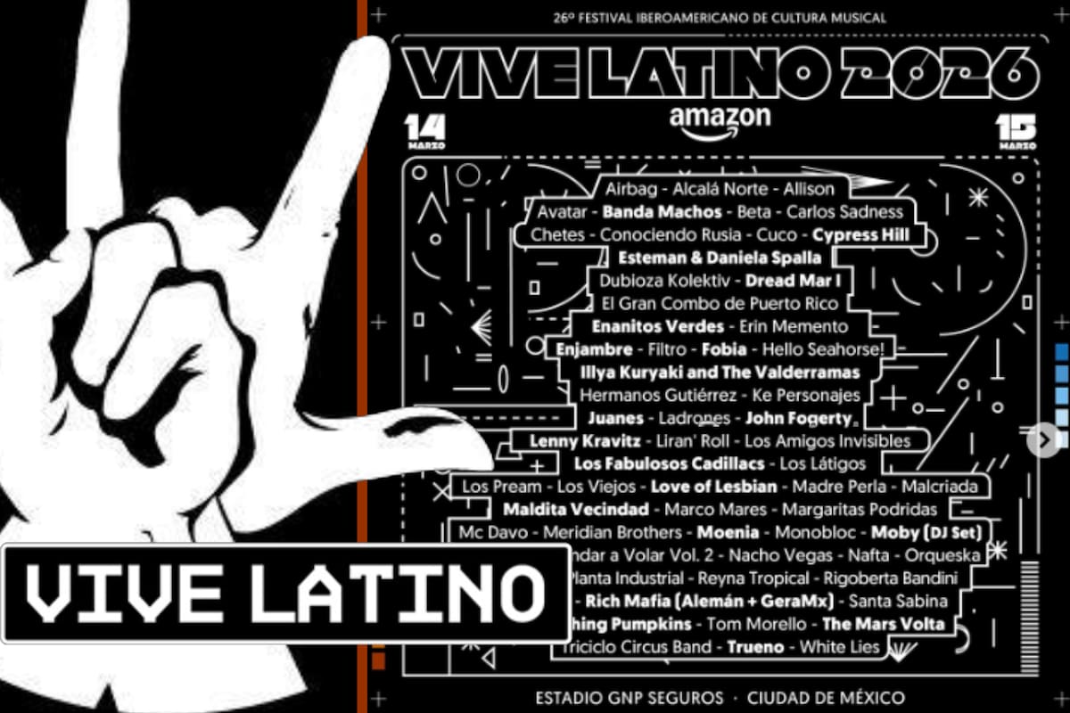 Vive Latino 2026: Estos son todos los artistas que se presentarán