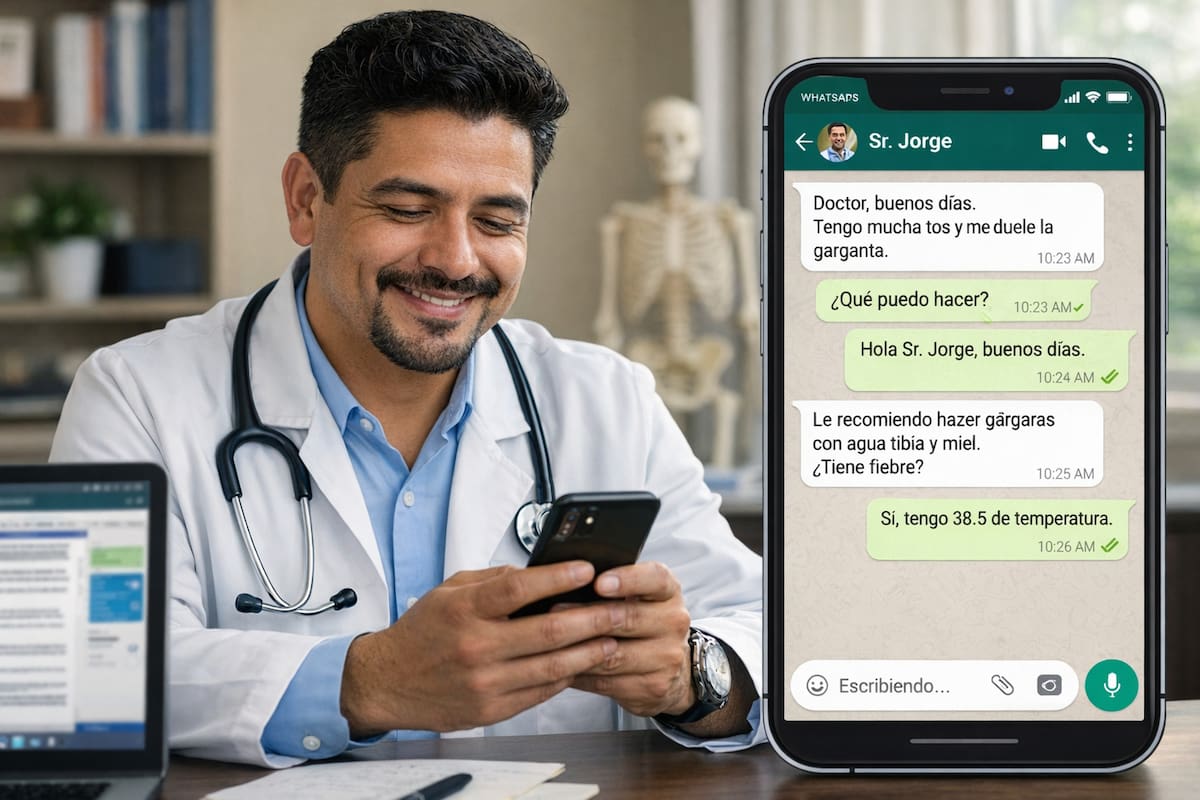 La mayoría de los médicos en México atiende a pacientes por WhatsApp, pero no sustituye la consulta presencial; esto es lo que ha cambiado