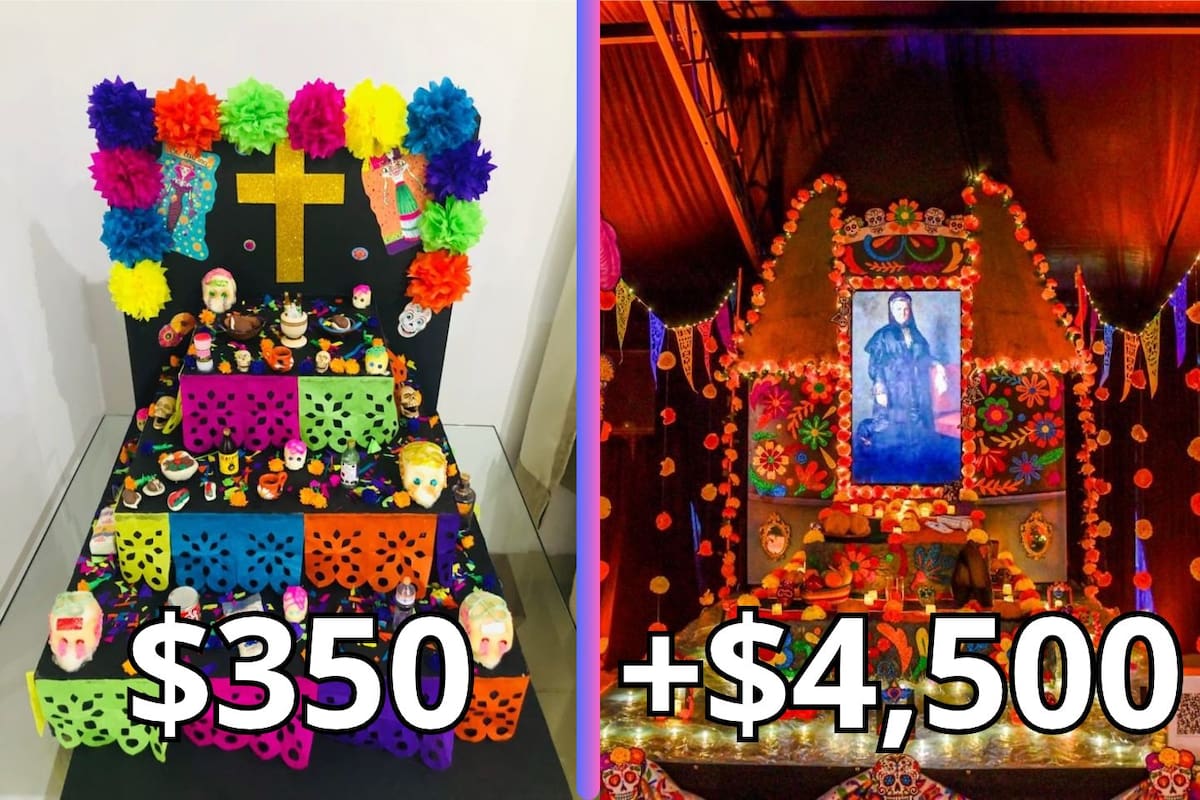 Poner una ofrenda de Día de Muertos puede costar desde 350 pesos para un altar sencillo hasta más de 4 mil 500 pesos para uno monumental