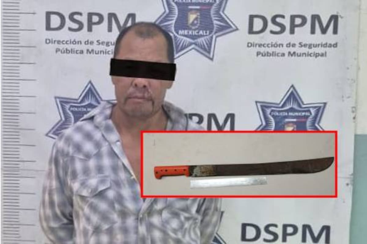 Machetea a hombre en el Parque del Mariachi y es detenido