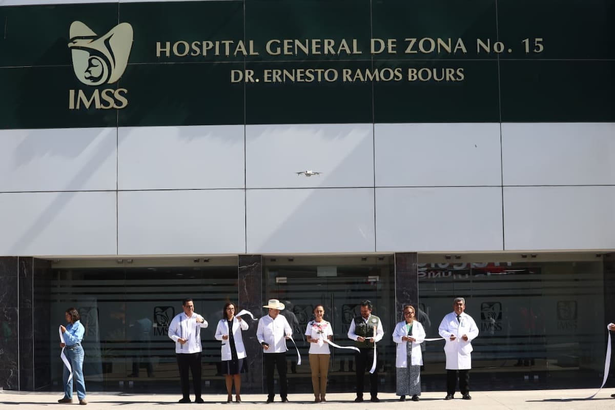 Inaugura Claudia Sheinbaum en Hermosillo hospital universitario del IMSS “Doctor Ernesto Ramos Bours”