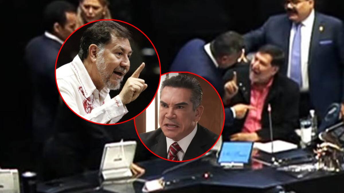 Alito Moreno y Gerardo Fernández Noroña discutieron a gritos durante la sesión sobre la Supremacía constitucional.