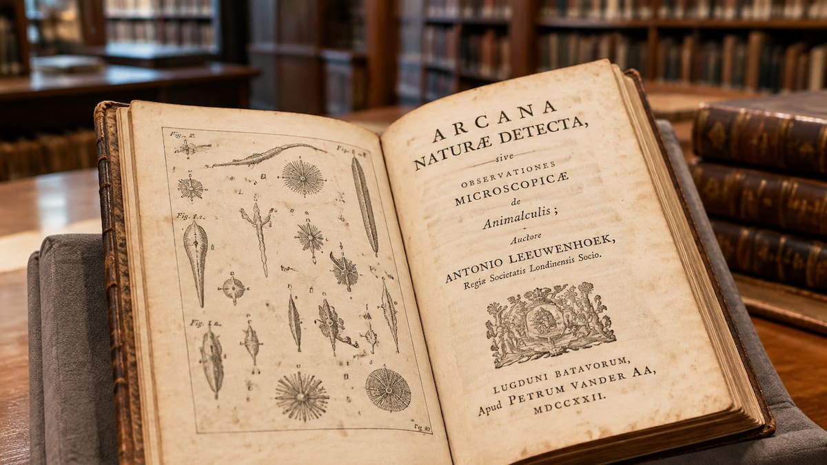 Encuentran en México un libro de hace más de 300 años que cambió la manera de entender el mundo y reveló que existe un universo microscópico