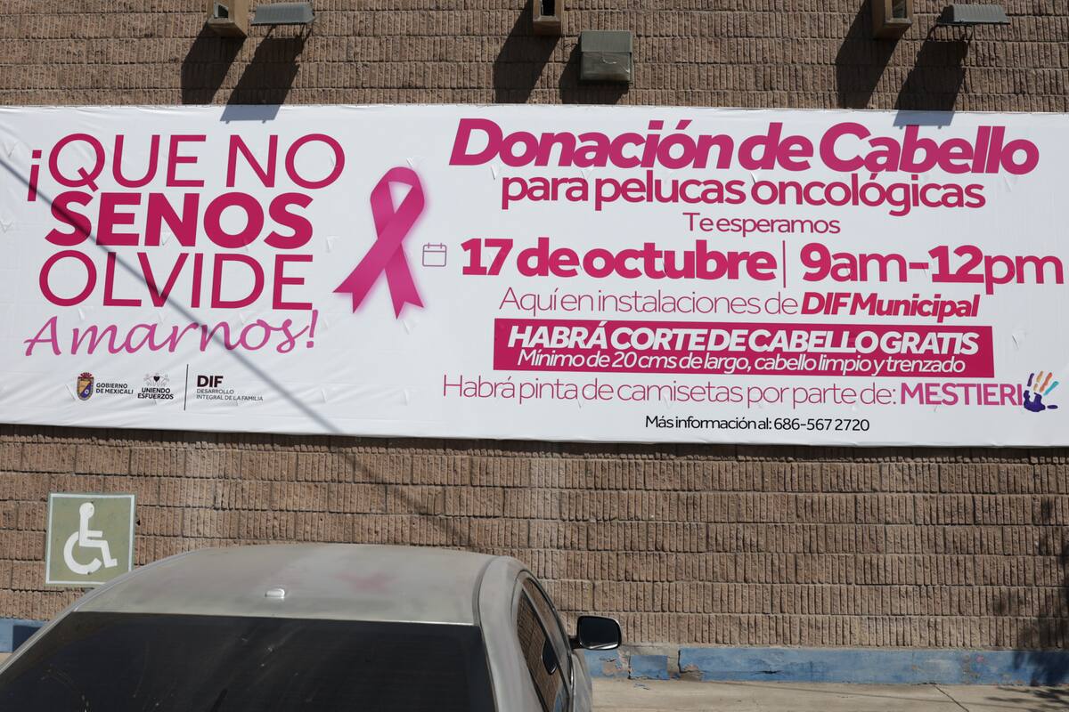 Invita DIF Mexicali a donar cabello para pelucas oncológicas