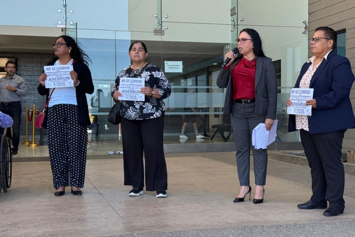 Se manifiestan abogados en Ensenada contra nuevas reglas para litigio familiar