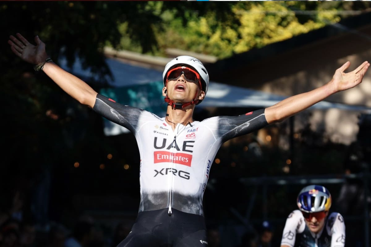 Isaac del Toro continúa sumando triunfos este 2025, el mexicano gana el Giro de Emilia