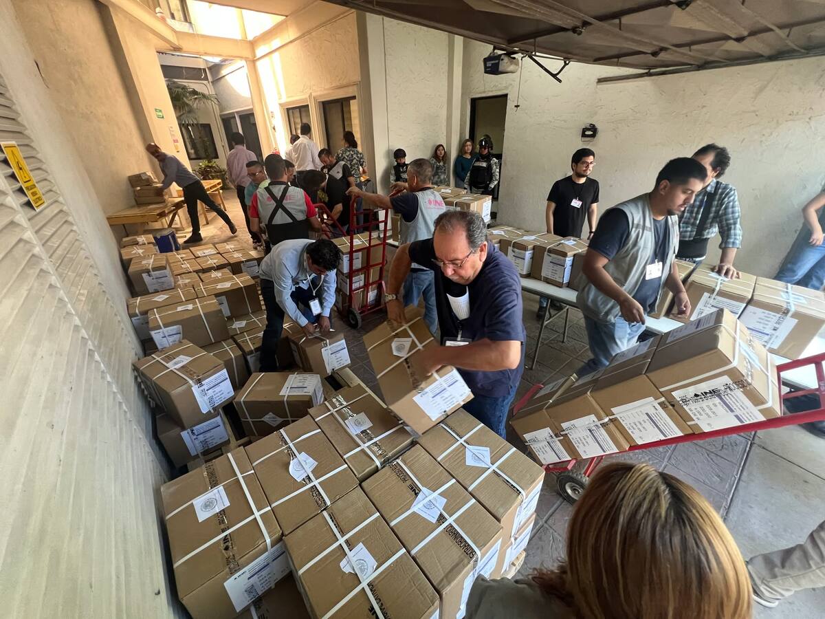 Boletas electorales que serán utilizadas en la elección del 1 de junio. FOTO: JULIO CLARK