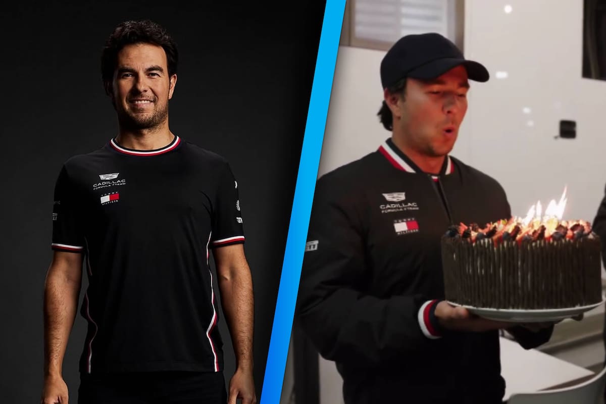 ‘Checo’ Pérez celebró su cumpleaños 36 en Barcelona, donde inició su regreso a la Fórmula 1 con Cadillac F1: El piloto mexicano debutó en pista mientras el equipo presentó su nueva ropa oficial rumbo a la temporada 2026