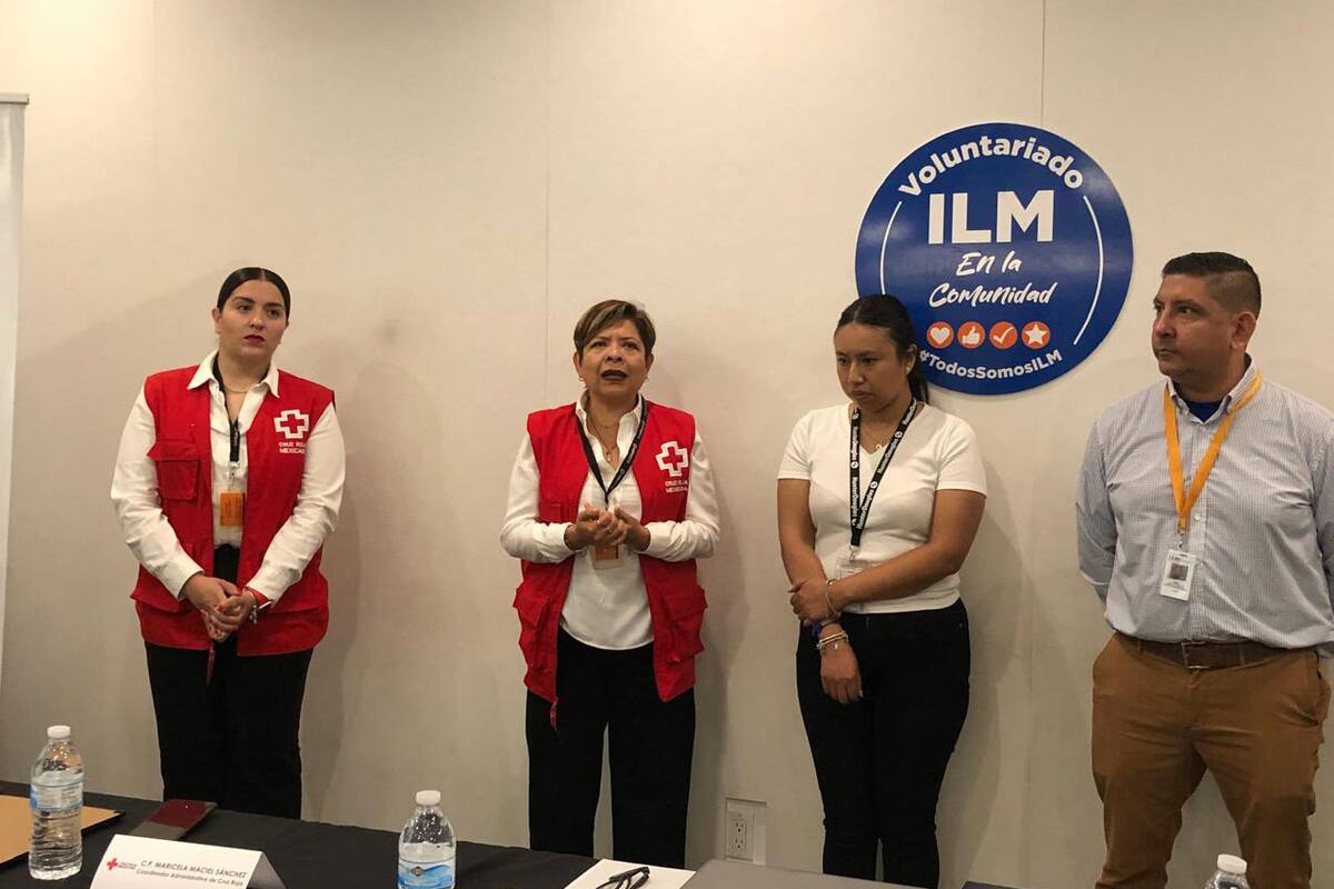 Recibe donativo Cruz Roja Rosarito