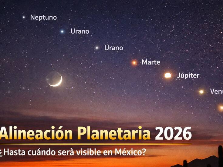 Alineación planetaria 2026: ¿hasta cuándo será visible en México y cómo observarla mejor?