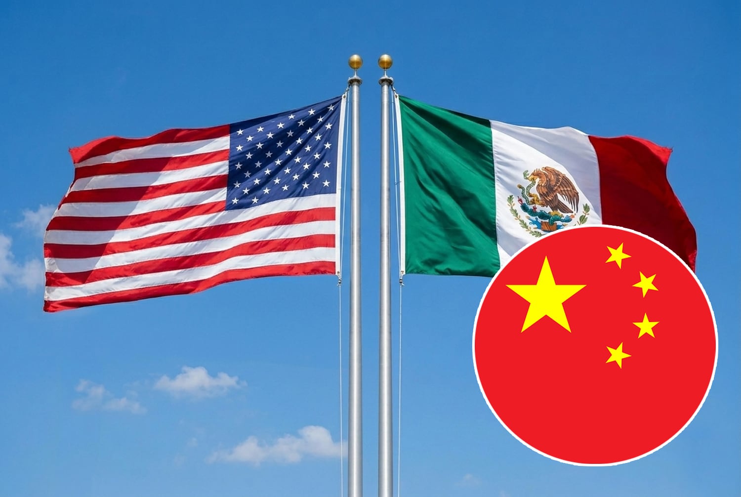 La próxima revisión del TMEC se perfila con un mayor endurecimiento por parte de Estados Unidos. Foto: Generada con IA