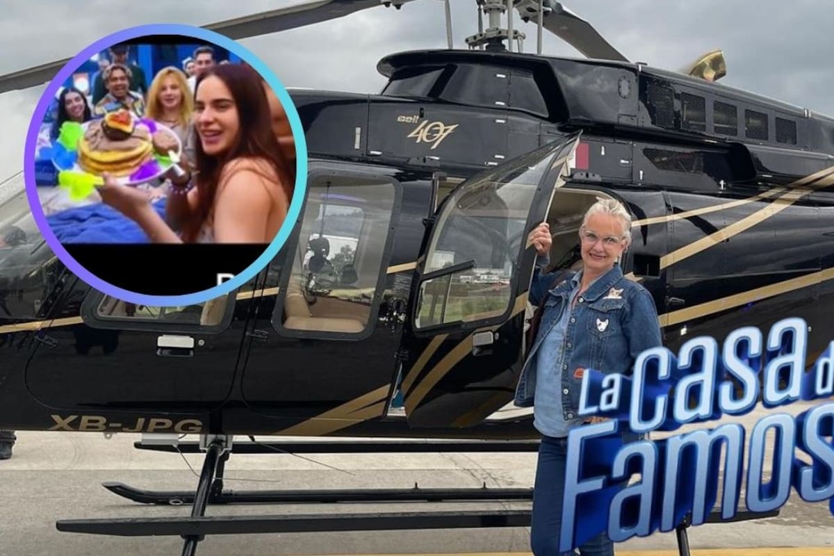 Madre de Gala Montes lanza regalos por su cumpleaños desde un helicóptero hacia La Casa de los Famosos México