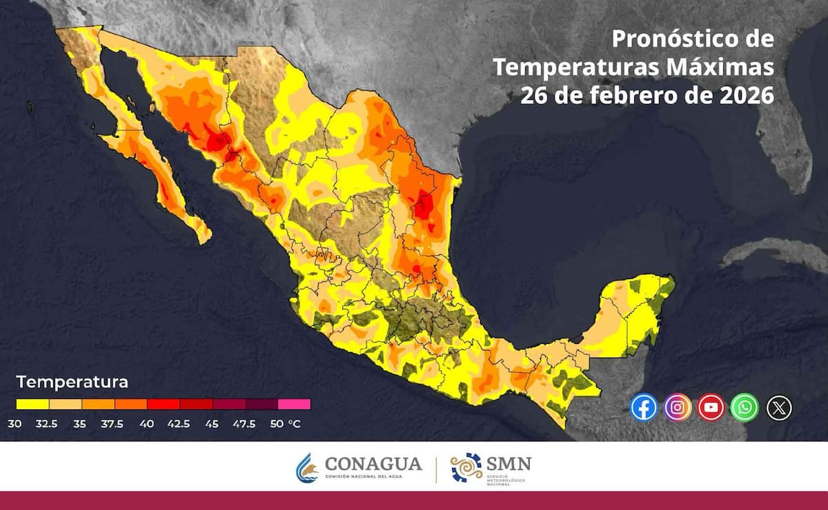 Las altas temperaturas y los vientos fuertes continúan en Sonora por la presencia de un anticiclón que impide el ingreso de frentes fríos.