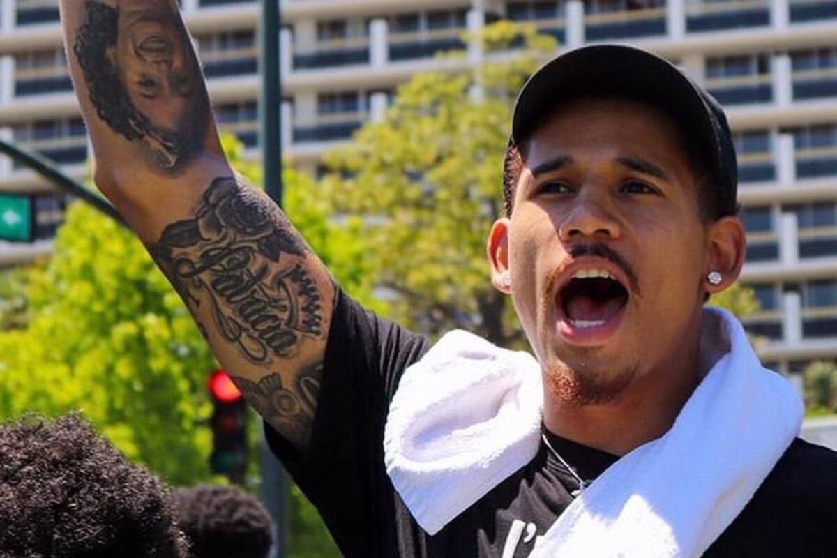 Juan Toscano, uno de los ‘guerreros’ presentes en marchas por asesinato de Floyd
