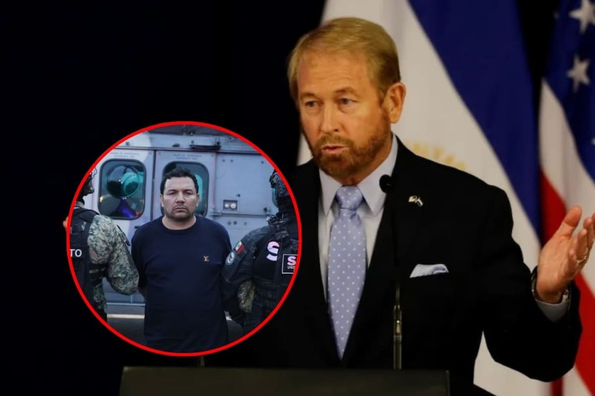 Embajador de Estados Unidos reconoce a México por la captura de “El R1”, señalado como autor intelectual del asesinato de Carlos Manzo