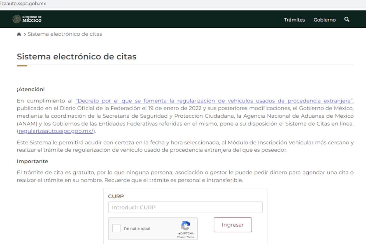 Portal para regularización de autos chocolate ya está disponible
