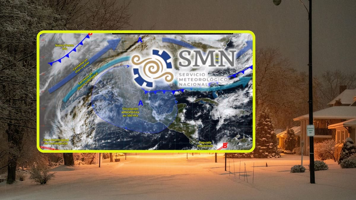 Nuevo frente frío ‘congelará’ estas ciudades mañana lunes y martes con nevadas, lluvias, fuertes vientos y mínimas de hasta -10 °C