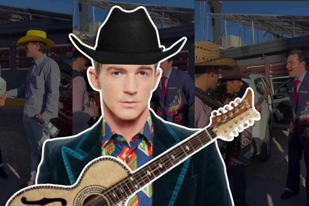 “Oye, tranquilo, compa”: Drake Bell aparece en redes cantando con grupo norteño