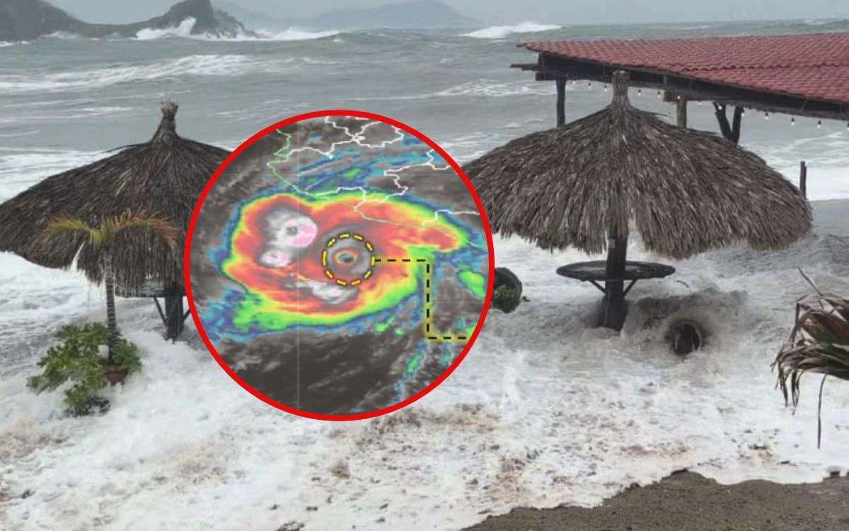 Huracán Polo se fortalece a categoría 5 frente a Michoacán y Colima y Conagua prevé lluvias de hasta 150 mm, fuertes vientos y oleaje de 6 metros. | Crédito: REUTERS/SMN