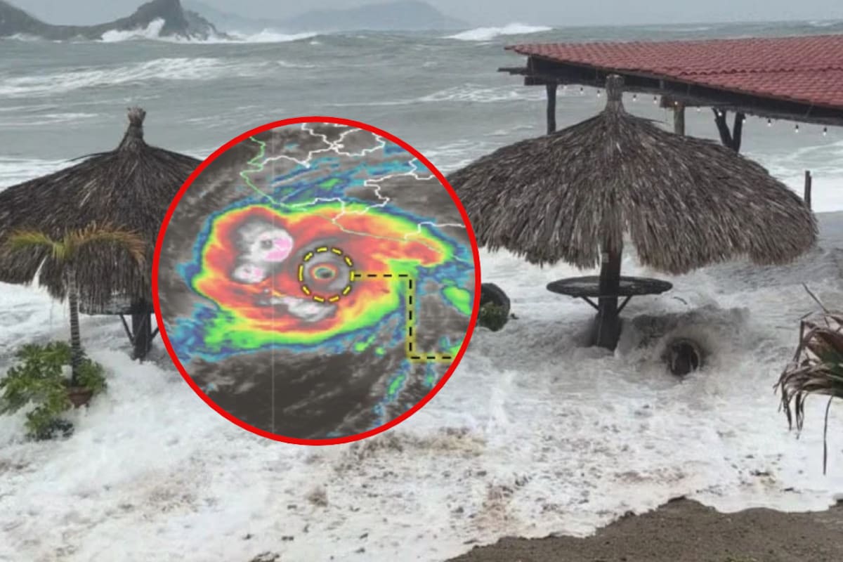 Huracán Polo vuelve a categoría 5 con vientos de 260 km/h y su trayectoria ‘golpeará’ estas partes de México con fuertes lluvias de hasta 150 mm este jueves 24 de septiembre
