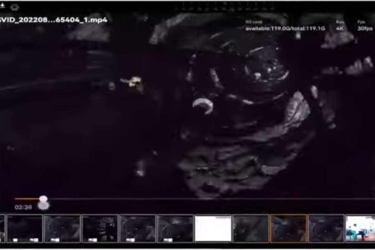 VIDEO: Así se ve uno de los pozos dónde están atrapados los mineros en Coahuila, imágenes del drón submarino