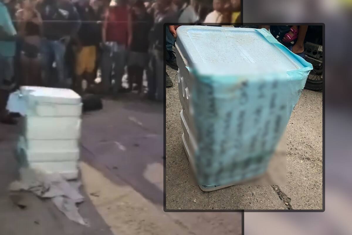 VIDEO: Hallan cuerpo descuartizado dentro de un refrigerador con mensaje amenazante; nexo con bandas criminales en Colombia