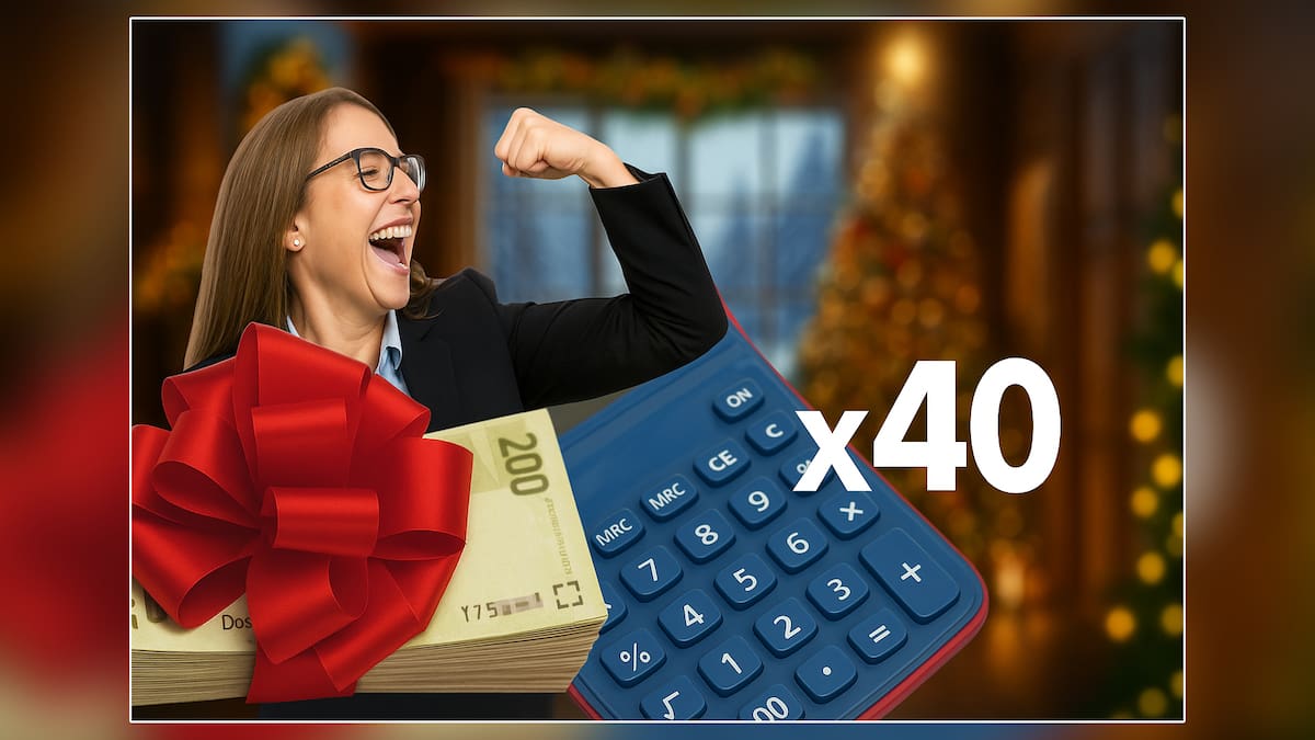 Aguinaldo de 40 días.