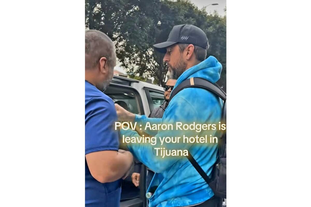 Aaron Rodgers estuvo de visita en Tijuana