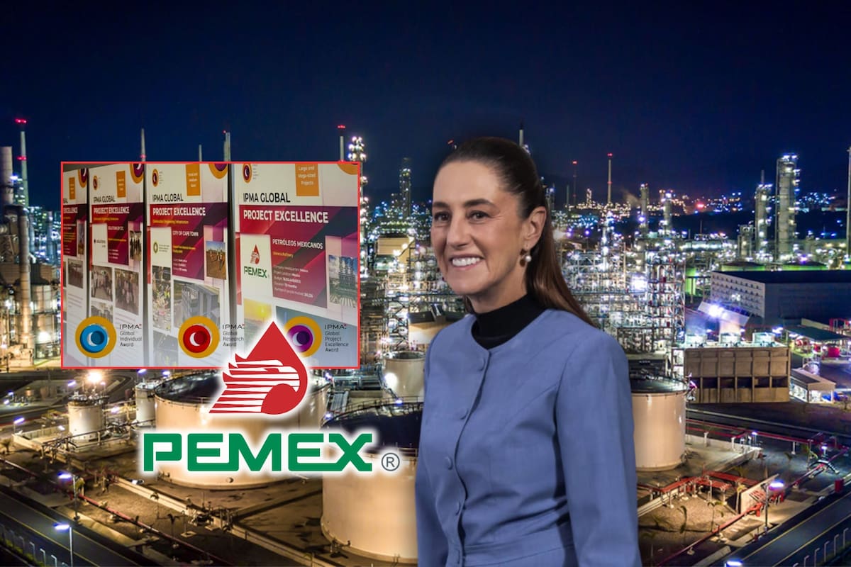 Pemex obtiene tercer lugar mundial en el premio IPMA 2025 por la construcción y arranque de la Refinería de Dos Bocas