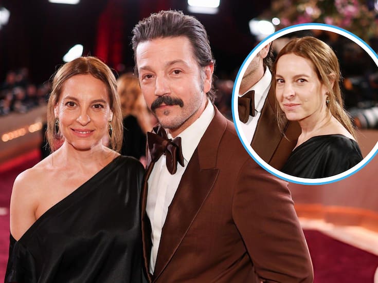 Ella es Marina de Tavira, novia de Diego Luna que causó polémica por su look en los Golden Globes 2026