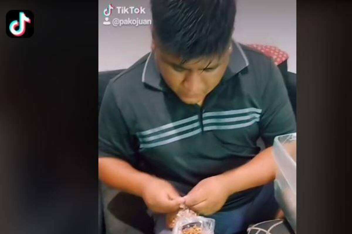 Joven compra comida para regalárselas a perros de la calle y se hace viral en TikTok