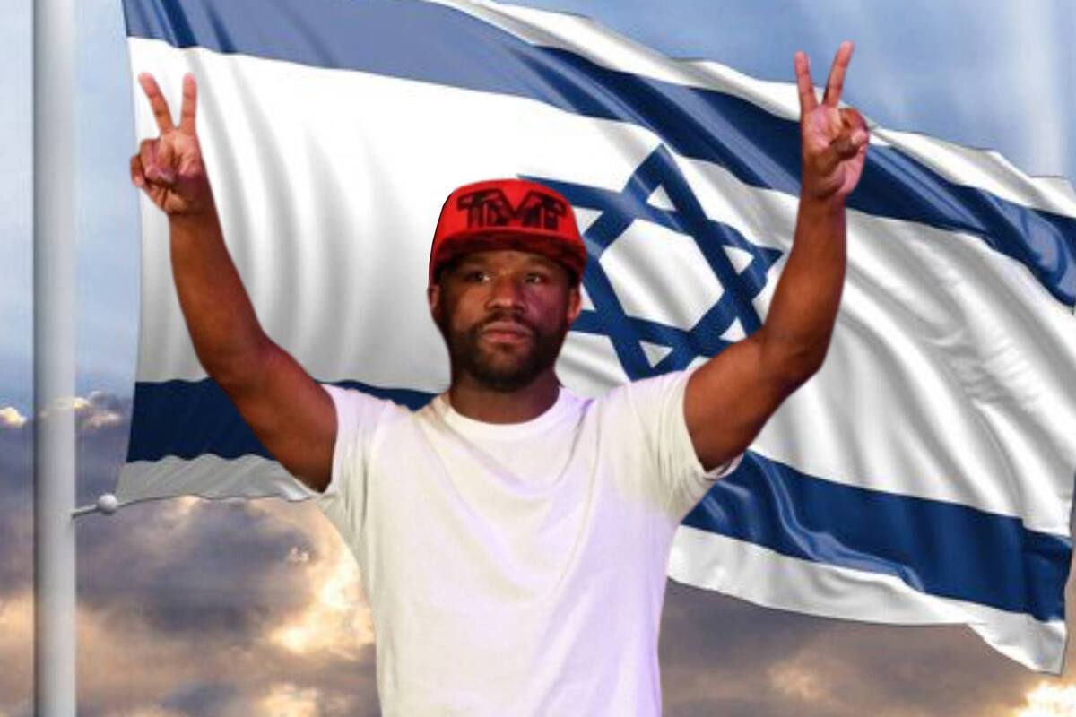 Mayweather y estrellas de la NBA conviven con huérfanos de ataque contra Israel