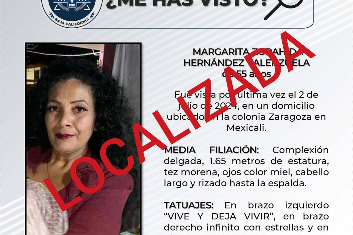 Cancelación de pesquisa de Margarita Zorahida Hernández Valenzuela