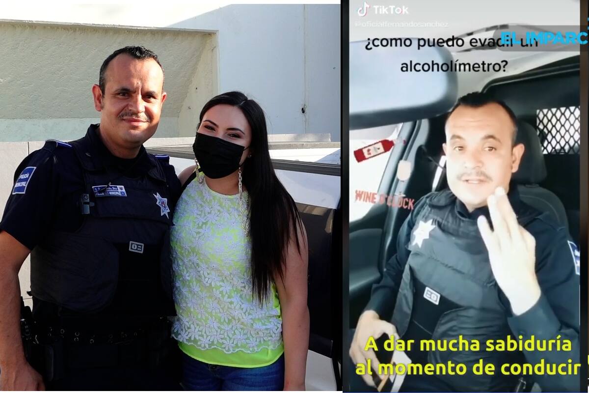 Policía tijuanense sorprende en TikTok aconsejando sobre leyes y reglamentos