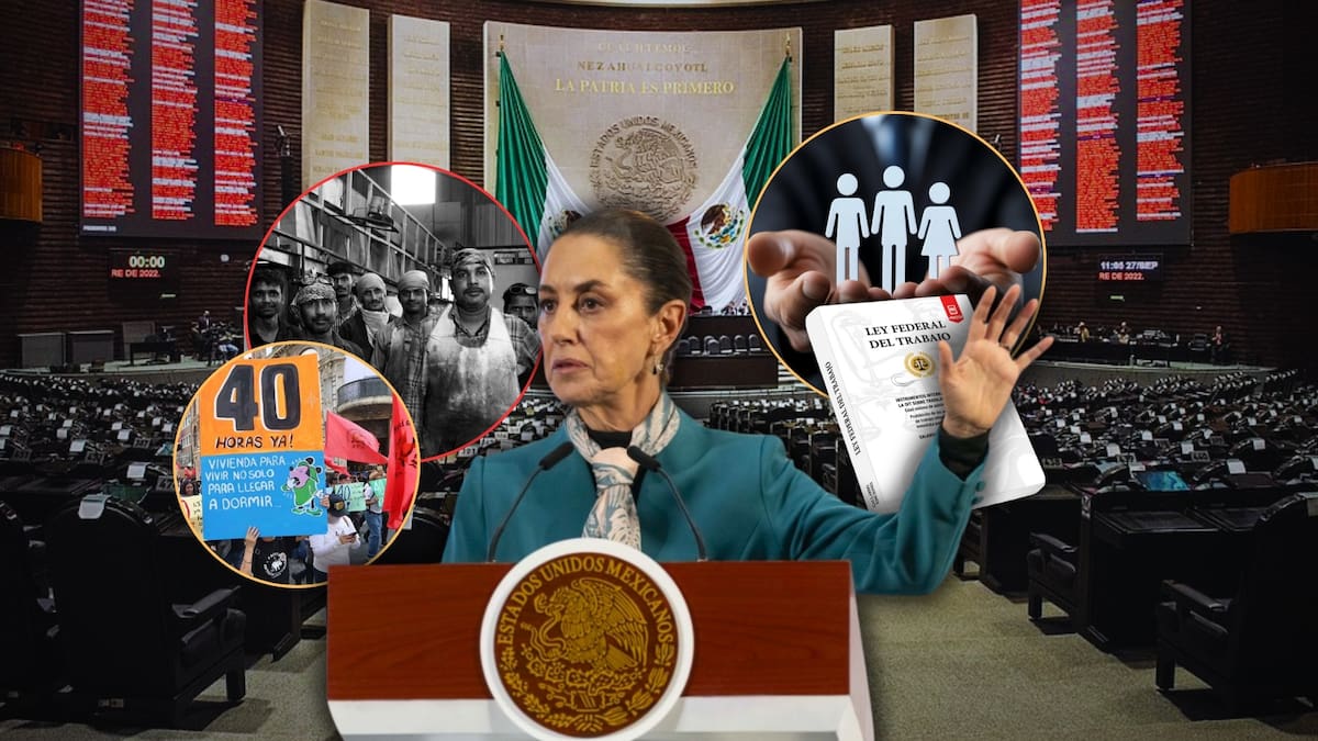 Mientras los jóvenes mexicanos protestan por una jornada laboral de 40 horas inmediata y sin gradualidad, acusan a Claudia Sheinbaum de usar la reforma a la LFT para conveniencias políticas