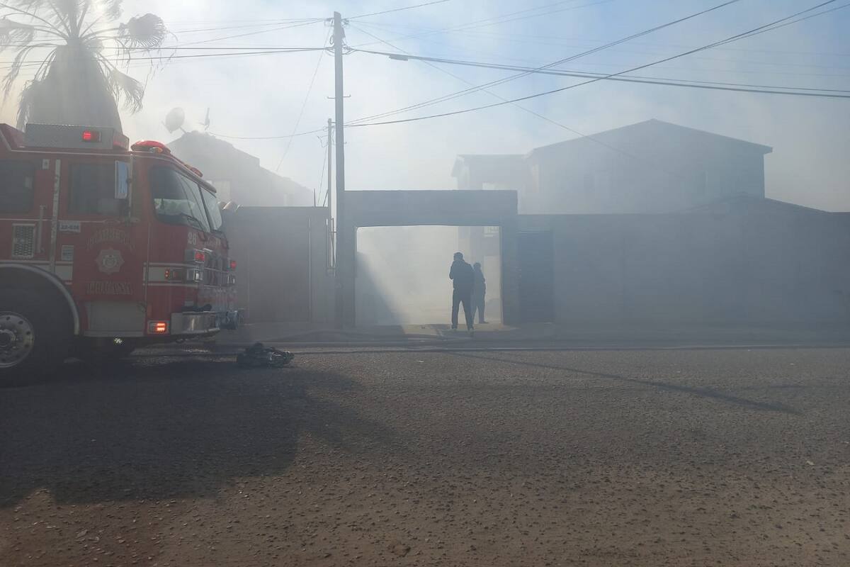 Incendio afecta cuatro casas en la colonia Ciudad Jardín