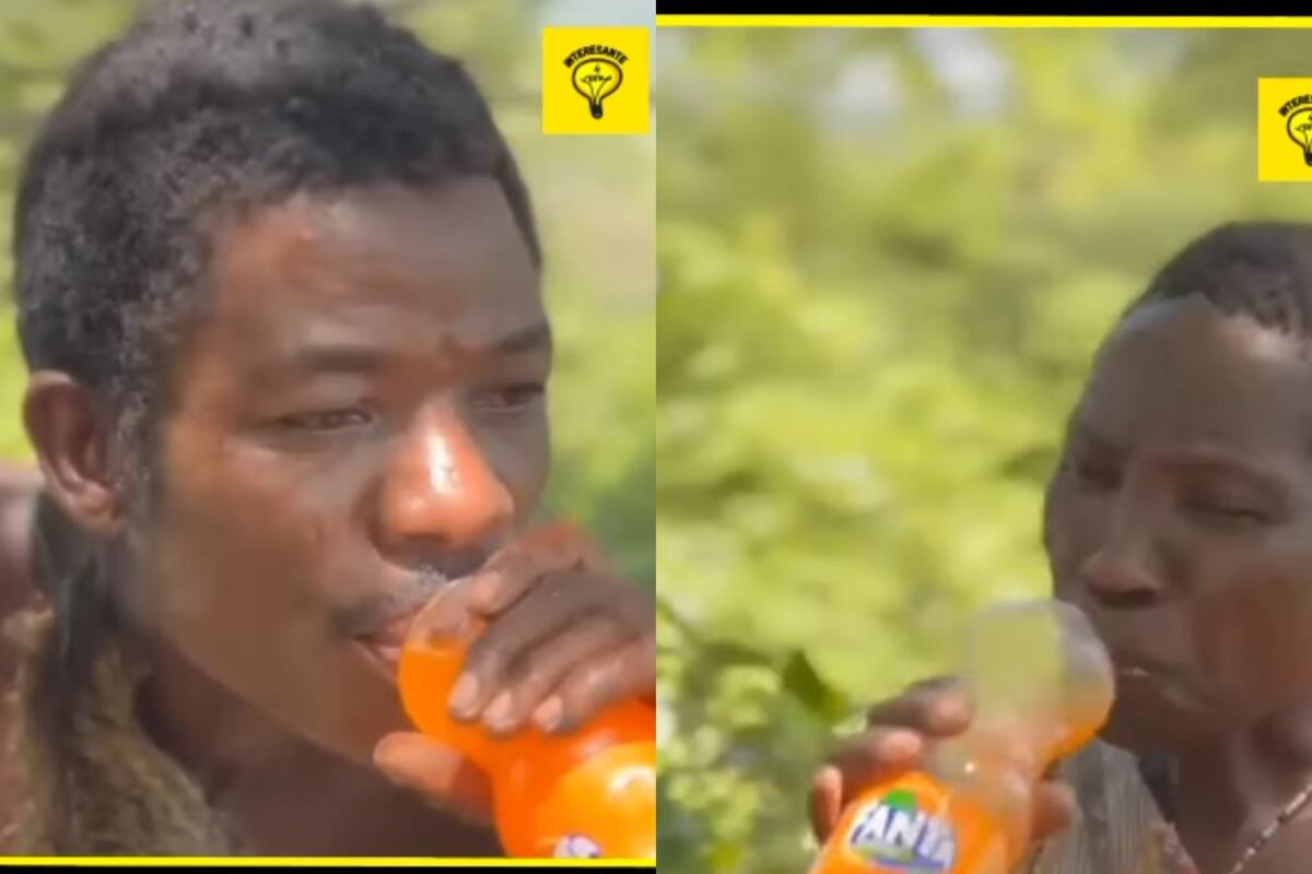 Video muestra la reacción de la tribu Hadzabe de Tanzania al probar un refresco por primera vez