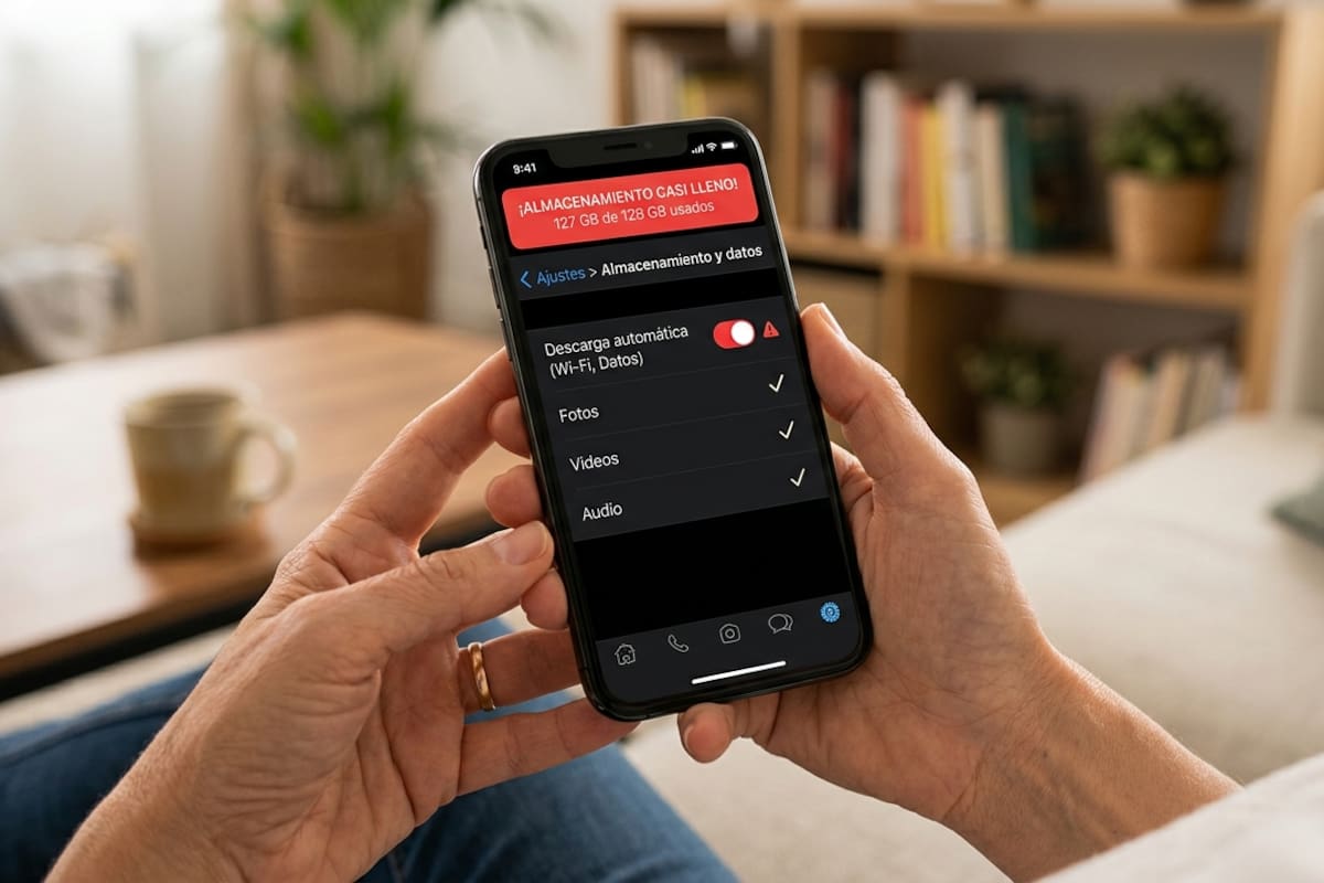Memoria llena: El ajuste oculto de WhatsApp que está robando espacio en tu celular sin que lo sepas