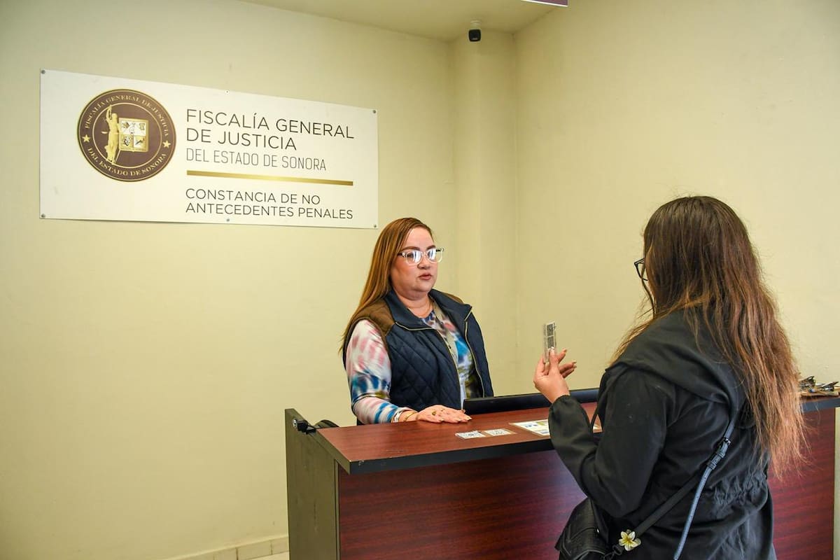 Carta de no antecedentes penales: ahora más rápido y accesible en el nuevo módulo del CUM Hermosillo