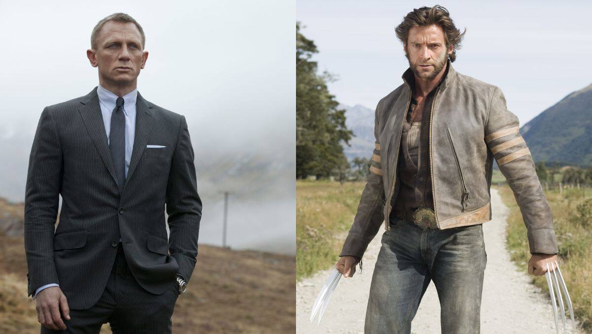 Daniel Craig como James Bond / Hugh Jackman como Wolverine