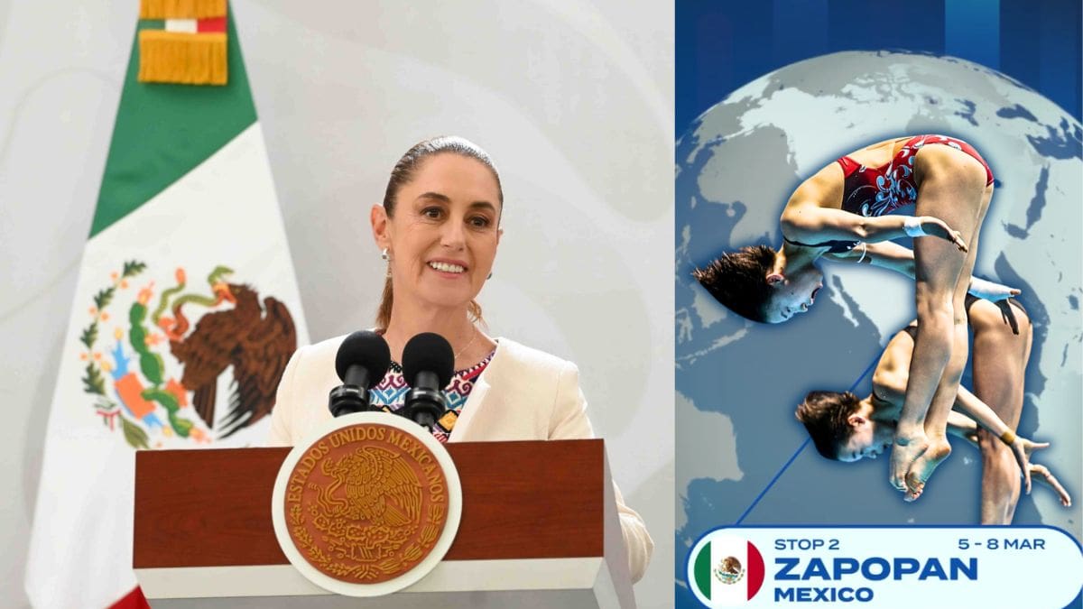 Sheinbaum busca recuperar la Copa Mundial de Saltos en Zapopan tras su cancelación por hechos violentos en Jalisco; Gobierno mantiene diálogo con World Aquatics y autoridades internacionales