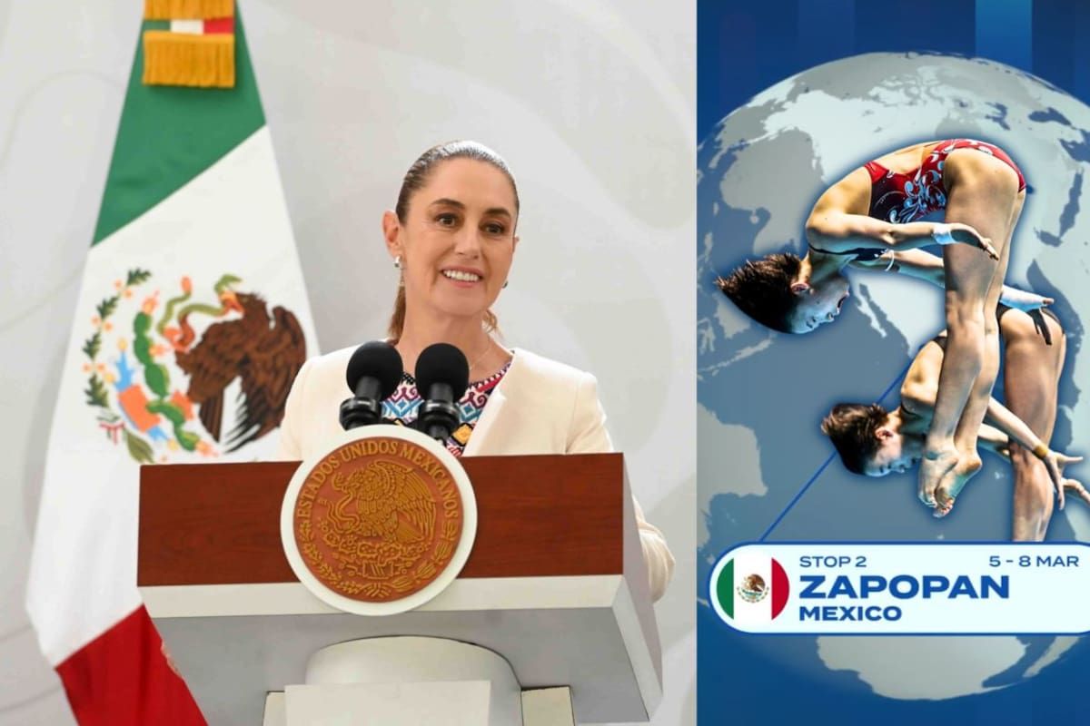 Sheinbaum busca recuperar la Copa Mundial de Saltos en Zapopan tras su cancelación por hechos violentos en Jalisco; Gobierno mantiene diálogo con World Aquatics y autoridades internacionales