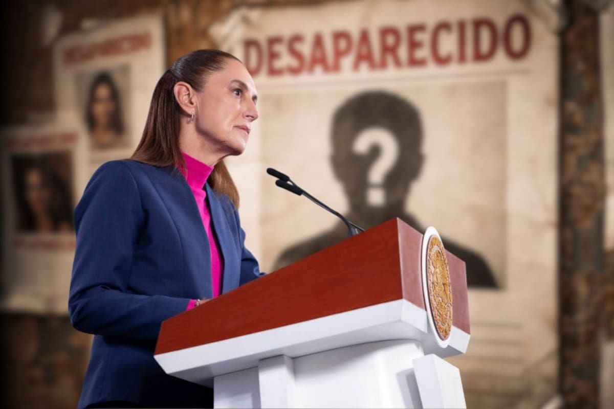 Gobierno federal presentará en febrero informe con “números reales” de personas desaparecidas en México, anuncia Sheinbaum