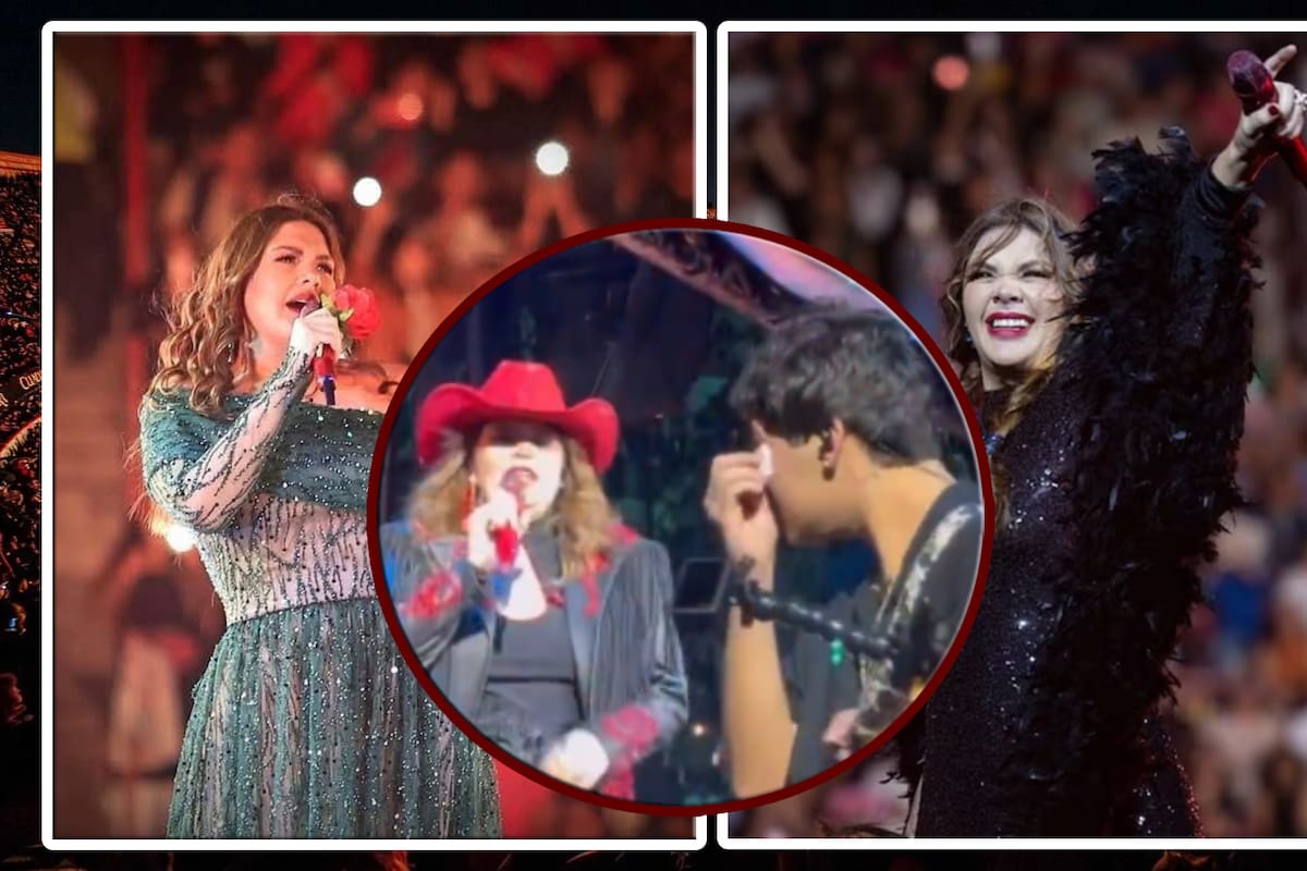 Phoenix, hijo de Yuridia, rompe en llanto tras acompañar a su madre en su concierto en la Plaza de Toros México