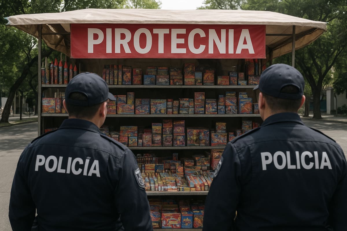 Operativos por venta irregular de pirotecnia se refuerzan en Baja California