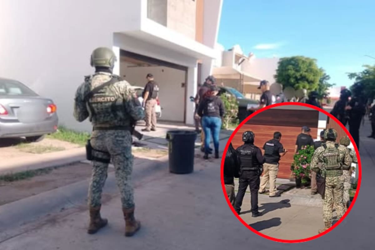 Cateo revela arsenal oculto y vehículo robado en plena zona residencial de Culiacán