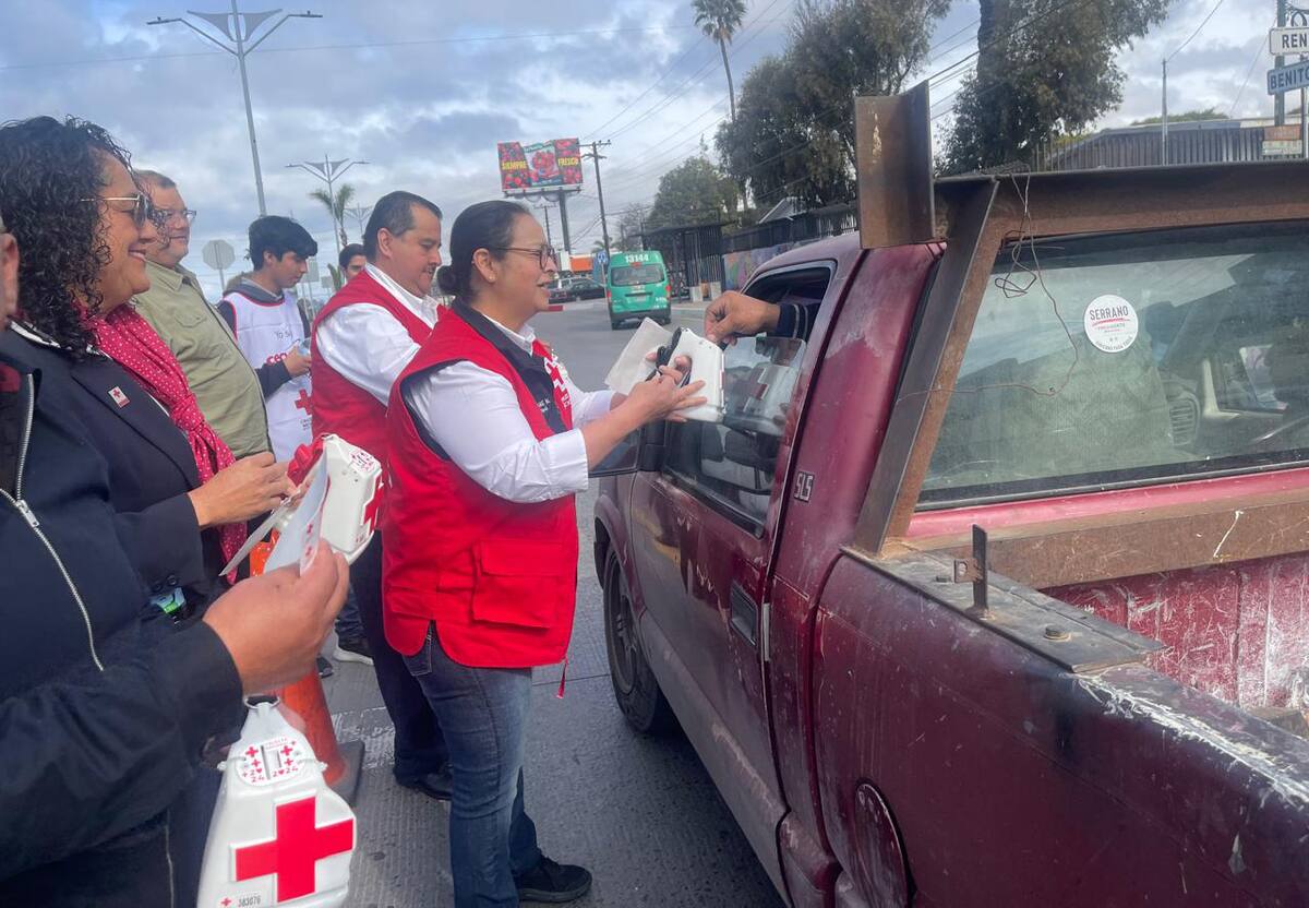 En el arranque del boteo, también estuvo presente la alcaldesa Rocío Adame.