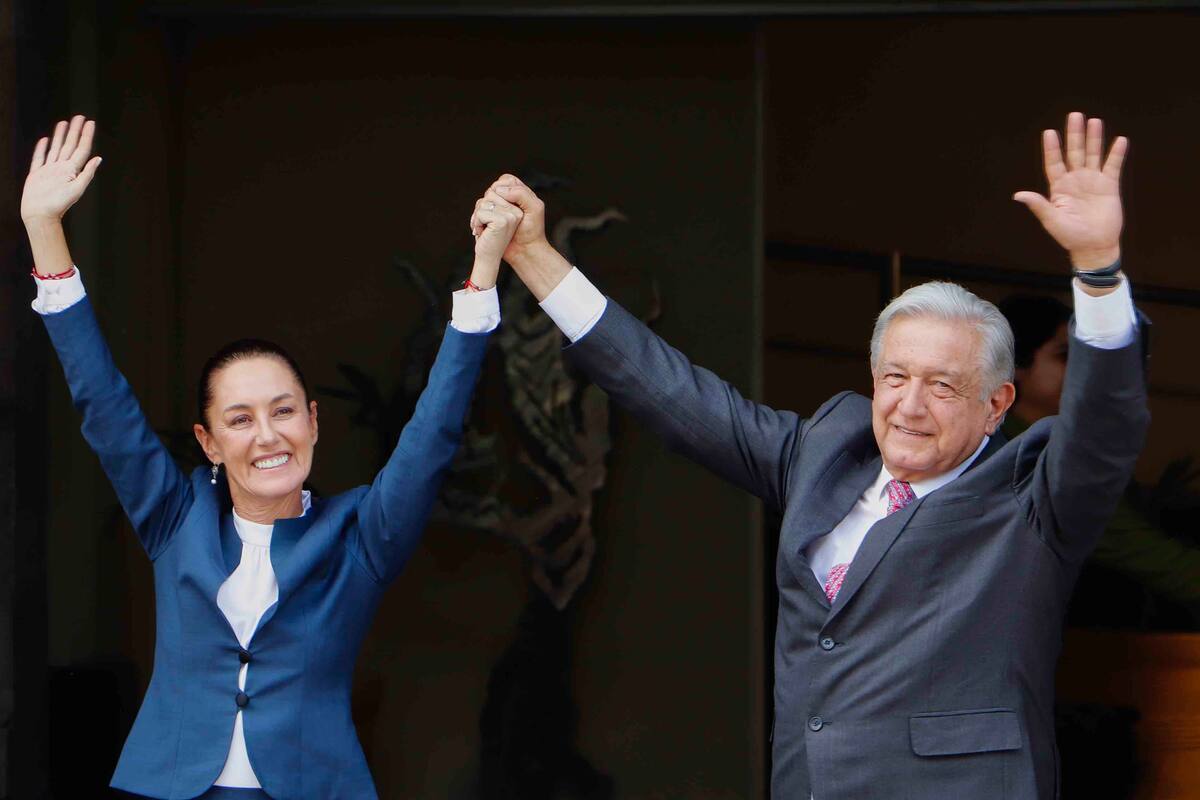 AMLO: Claudia Sheinbaum es una “giganta”; regresaré si hay guerra o invasión
