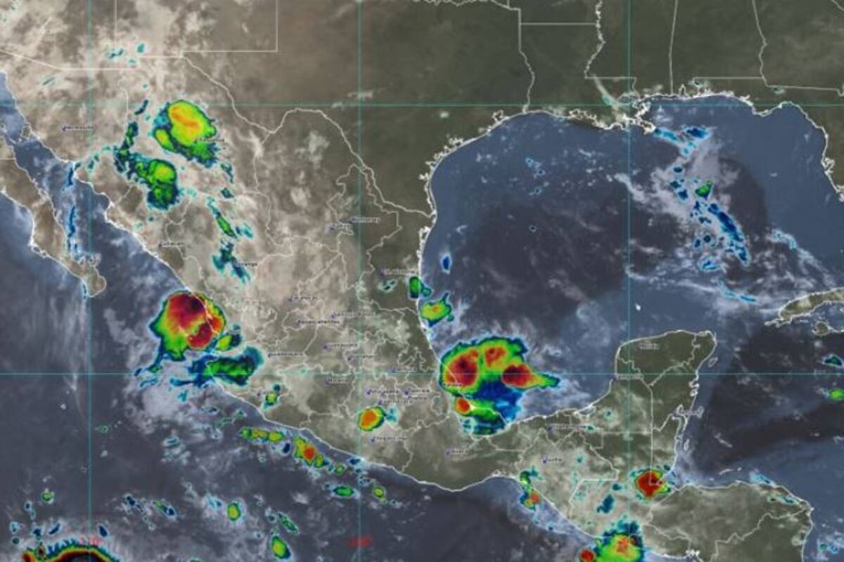 Clima en México: Monzón ocasionará lluvias fuertes con descargas eléctricas en el Noroeste del País